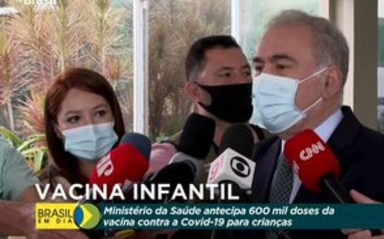 Ministério da Saúde antecipa doses da vacina infantil contra covid-19