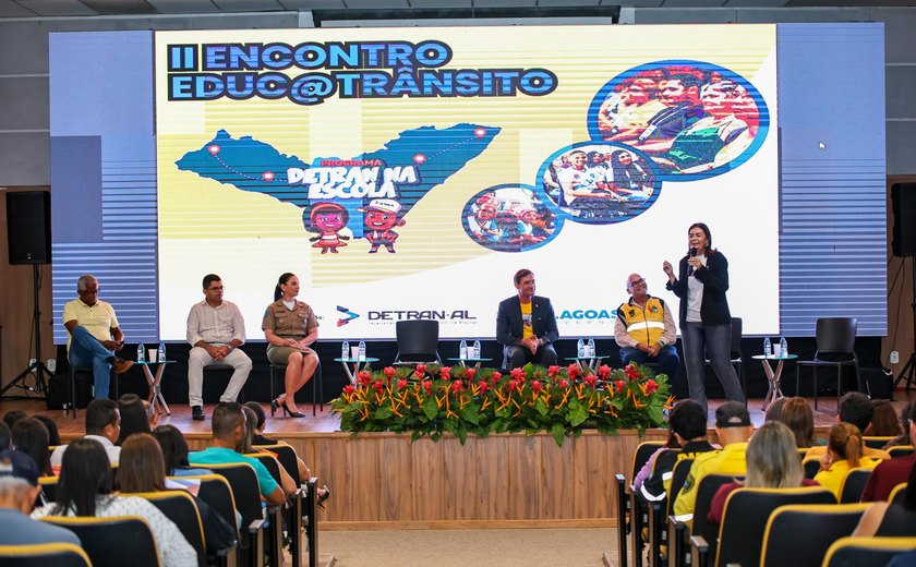 Detran Alagoas reúne mais de 250 educadores no II Encontro de Educação para o Trânsito