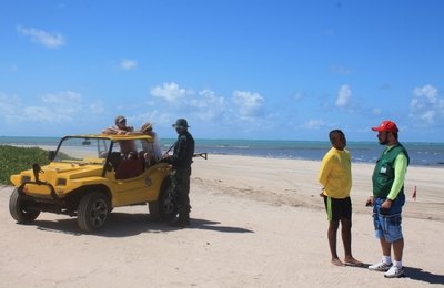 IMA inicia fiscalização contra tráfego de veículos em praias alagoanas