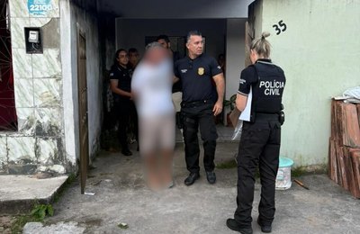 Polícia Civil prende homem que abusava da enteada desde os 8 anos de idade