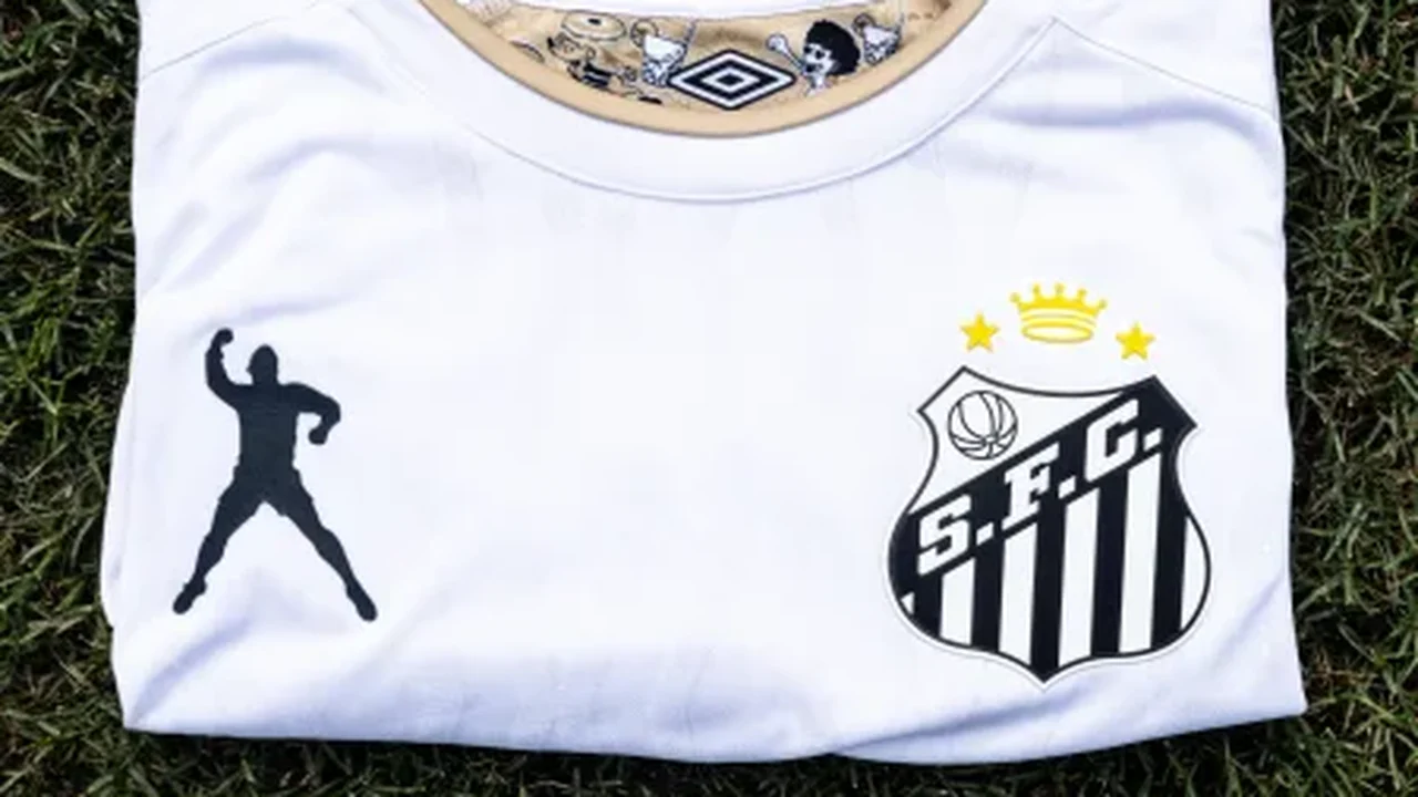 Santos lança camisa de R$ 1.091 inspirada em Pelé; saiba mais