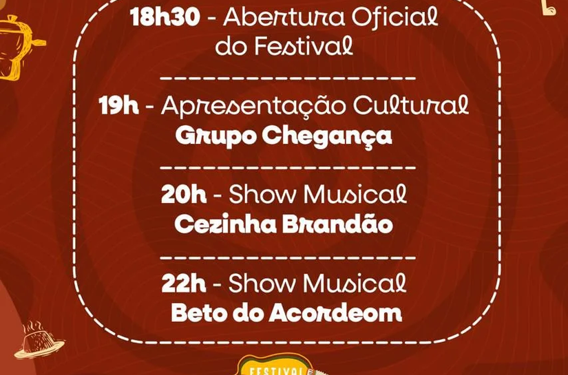 Pão de Açúcar celebra gastronomia, música e cultura no 1º Festival Canções e Sabores do Sertão