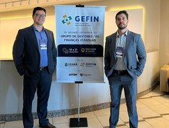 O superintendente especial do Tesouro Estadual, João Pedro, e o superintendente de Análise, Informações e Sistemas Contábeis, Lucas Benevides, representaram a Sefaz-AL 