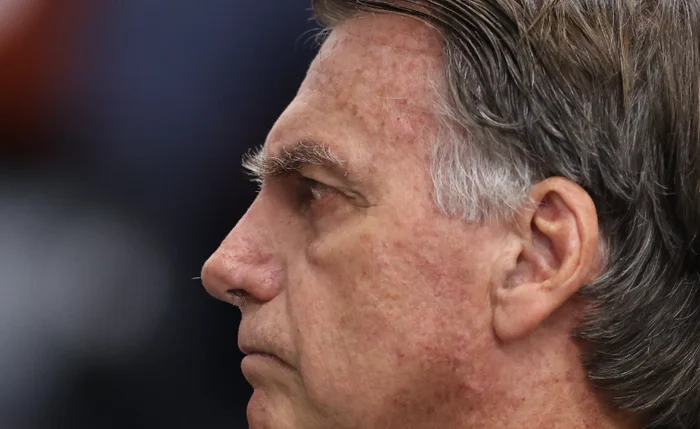 Jair Bolsonaro durante depoimento no STF Jair Bolsonaro durante depoimento no STF