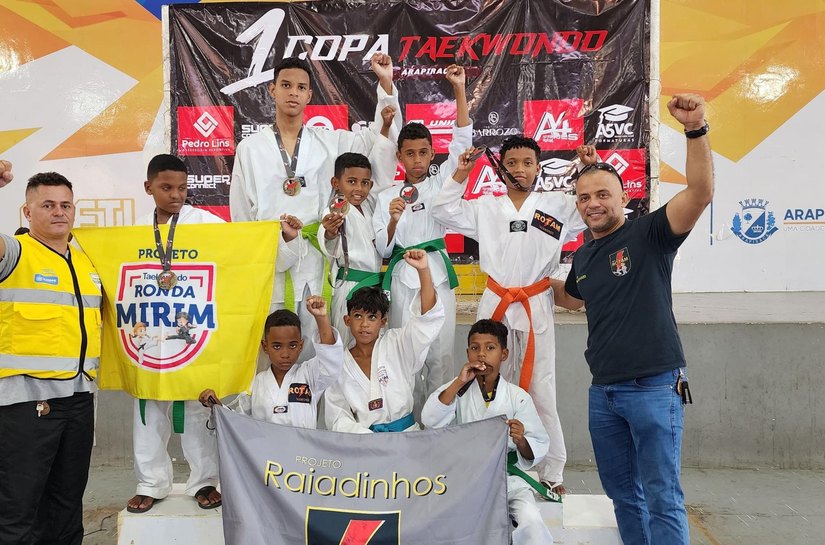 Ronda Mirim Taekwondo completa um ano de atuação com resultados expressivos