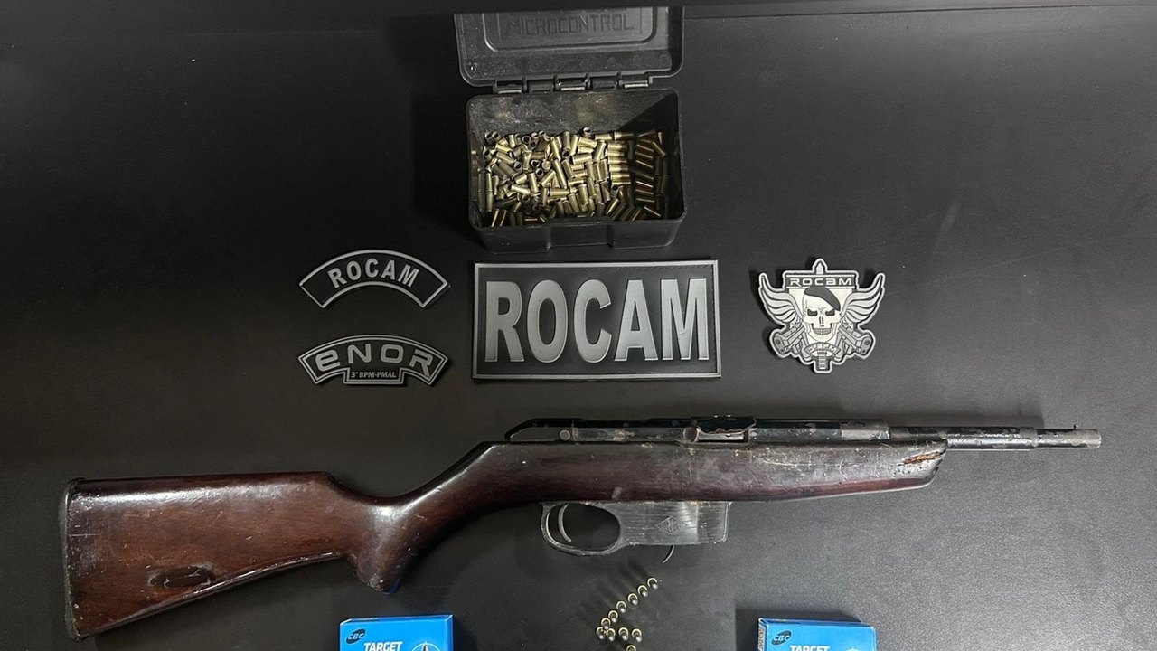 PM apreende 22 armas durante a última semana de novembro