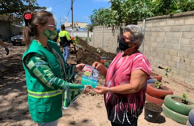 Em dois meses, educação ambiental da Prefeitura orientou mais de 8 mil pessoas
