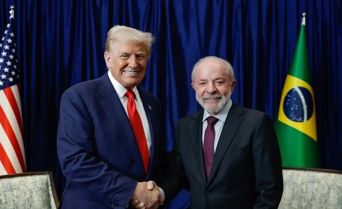 Donald Trump e Lula em encontro em Kuala Lumpur, na Malásia Donald Trump e Lula em encontro em Kuala Lumpur, na Malásia
