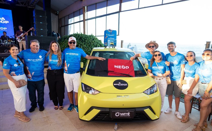 Masterop celebra campeões de vendas e premia agência com carro elétrico no encerramento do WMT 2025