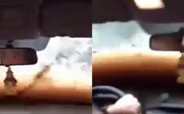 Enxurrada cobre carro e família vive drama antes de resgate em Campinas