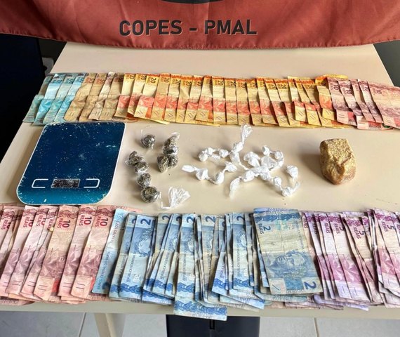 PM-AL apreende 30 armas e mais de 22 quilos de drogas em uma semana