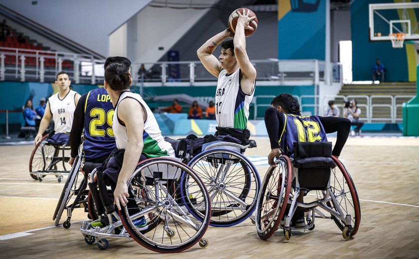 Seleção de basquete em cadeira de rodas estreia no Sul-Americano