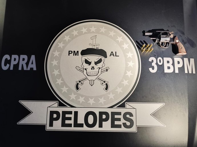 PM apreende três armas em ações realizadas na região Agreste de Alagoas
