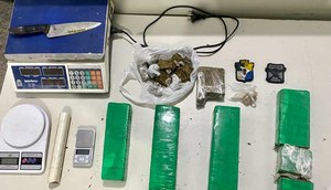 Três homens são presos com mais de três quilos de drogas dentro do carro na Grande Aracaju