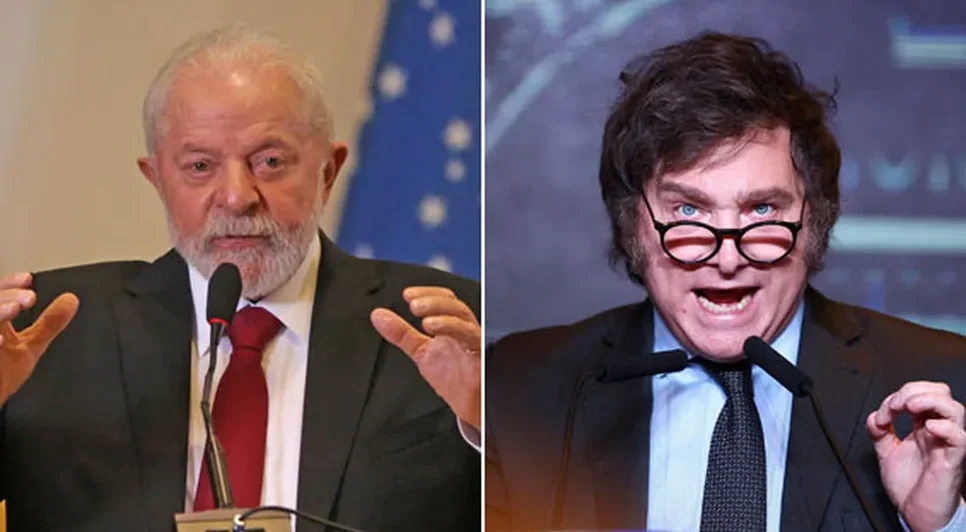 Milei chamou Lula de "ladrão" durante convenção de Flávio Bolsonaro