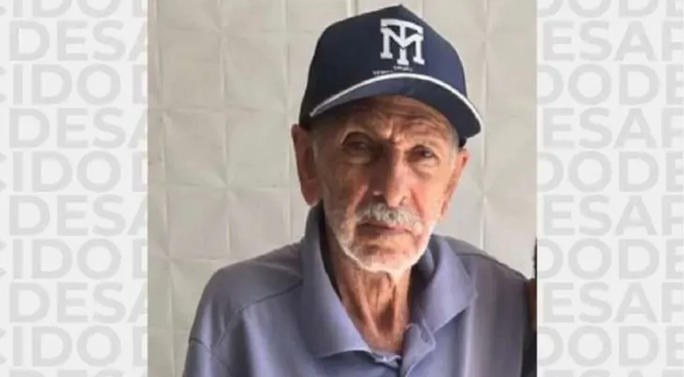 Família procura por idoso que está desaparecido há mais de uma semana. Foto: Reprodução/Internet.