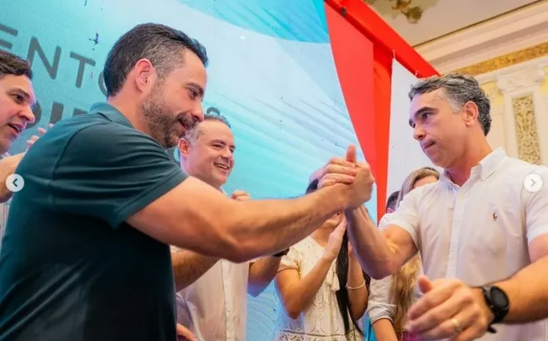 Vídeo: Brito é oficializado candidato do MDB e deu o ‘tom’ do discurso contra JHC em Maceió