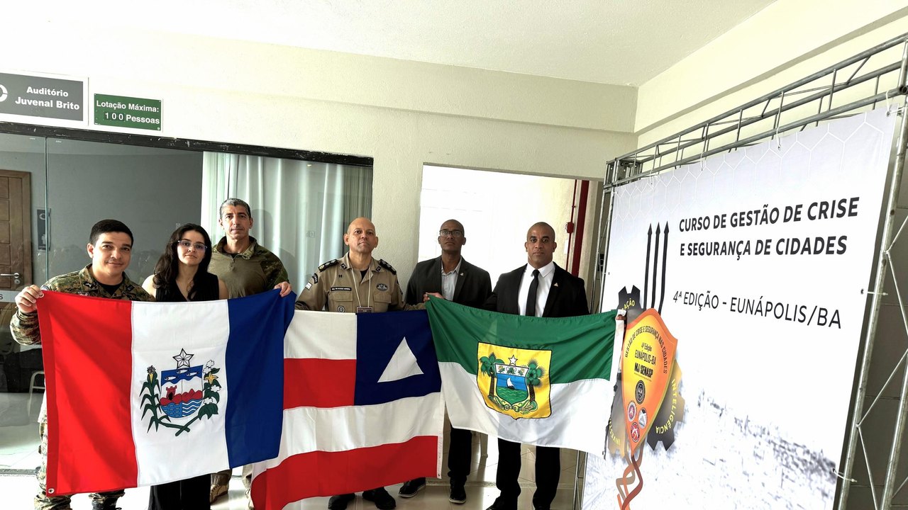 Segurança Pública de Alagoas participa de Curso de Plano de Gestão de Crise, na Bahia