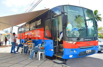 Hemoal faz coleta externa de sangue no Centro de Arapiraca nesta terça