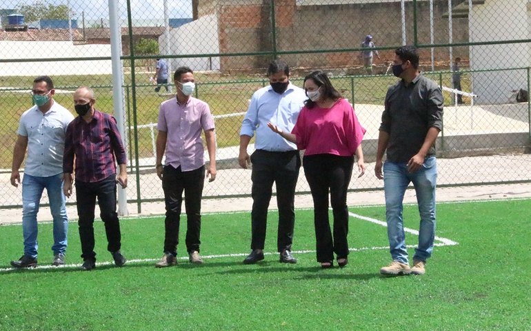 Prefeita Fabiana inaugura Praça da Juventude, maior complexo esportivo de Arapiraca