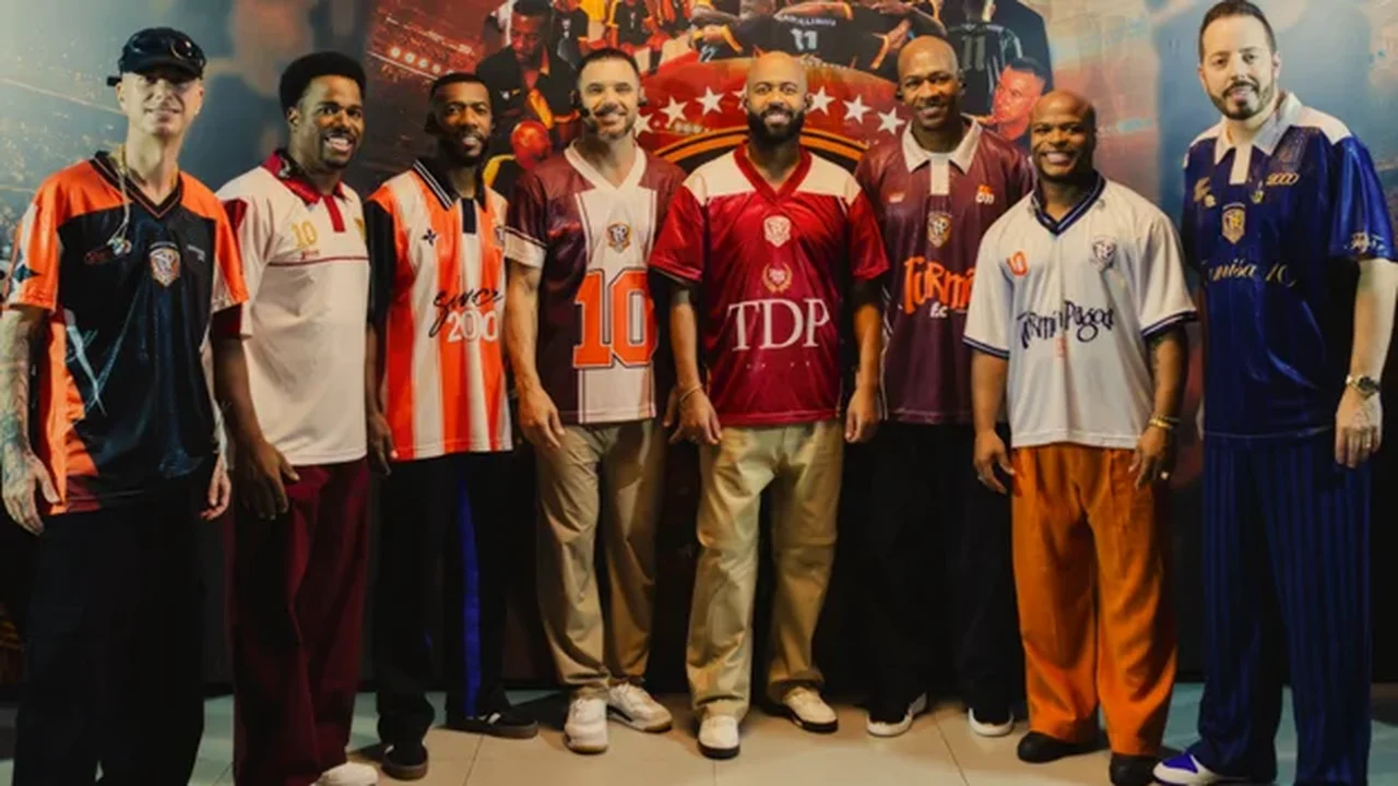 Turma do Pagode lança terceiro volume de “Turma Futebol Clube” com inédita “Tchauzinho”