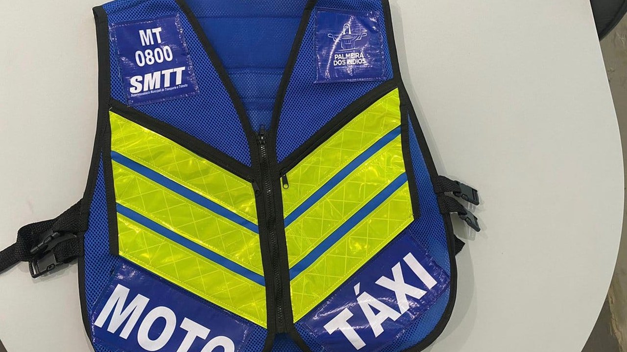 Coletes para mototaxistas serão entregues em julho