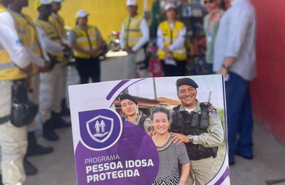 SSP e Ronda no Bairro promovem ação educativa de combate à violência contra pessoas idosas
