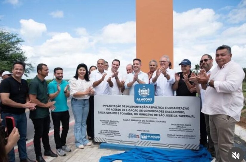 Tapera/AL é contemplada pelo Estado com maior investimento de sua história; prefeito se emociona