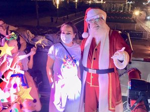 Mirna Porto Maia e Papai Noel