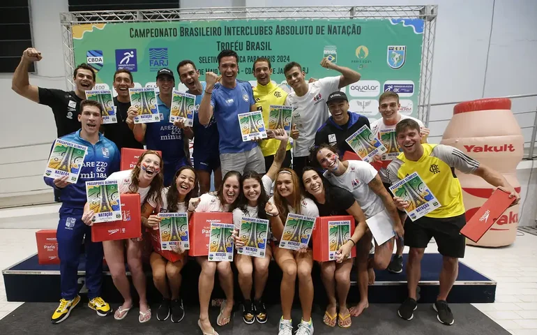 Equipe de natação para os Jogos de Paris contará com 18 atletas