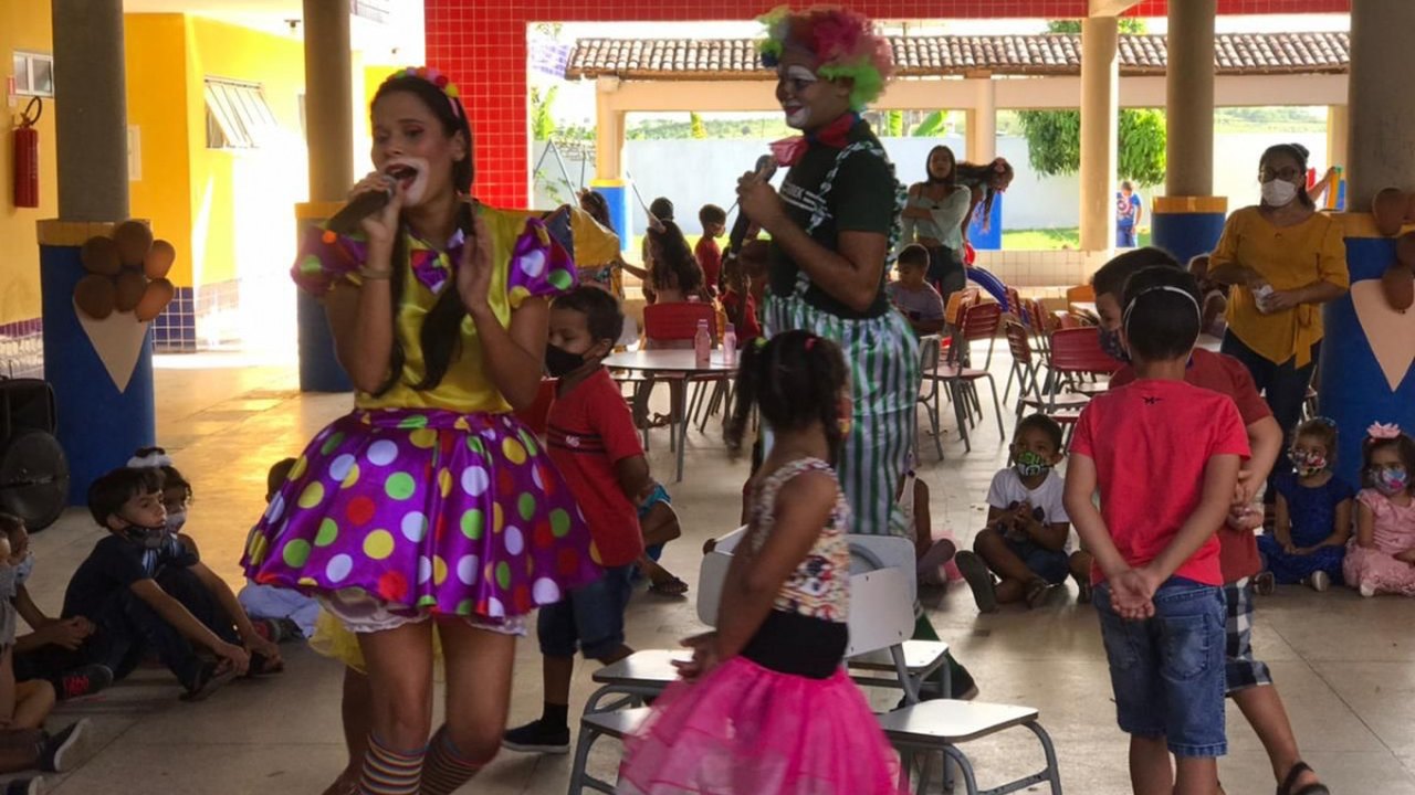 Rede Municipal de Branquinha celebra o Dia das Crianças