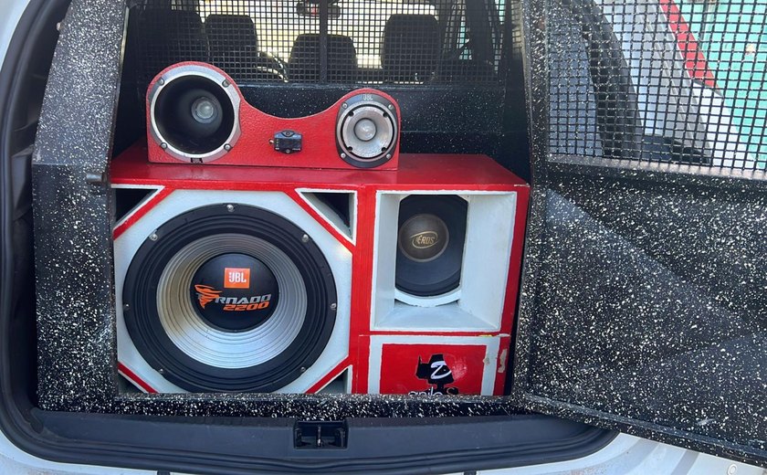 Operação Na Base do Sossego apreende doze equipamentos sonoros em Maceió