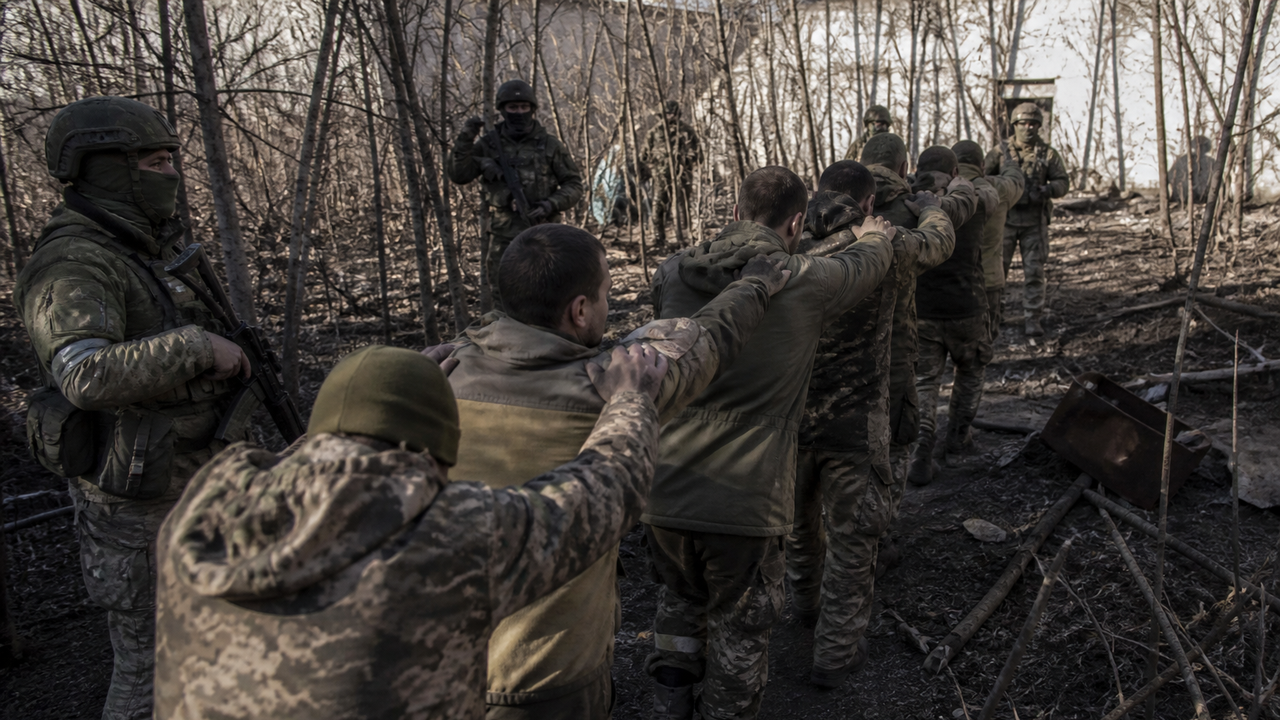 Militares russos prendem combatentes ucranianos em Dnepropetrovsk