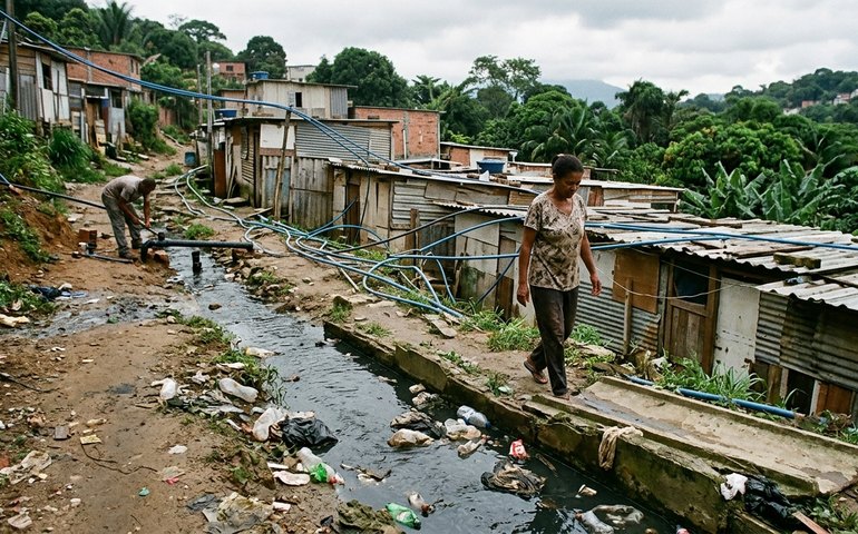 Acesso à coleta de esgoto chega a 69,9% no país, mas 64 milhões ainda vivem sem saneamento adequado
