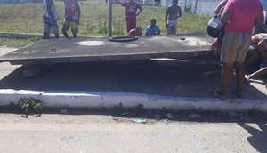 ACIDENTE ESTRUTURA / Foto: Internauta