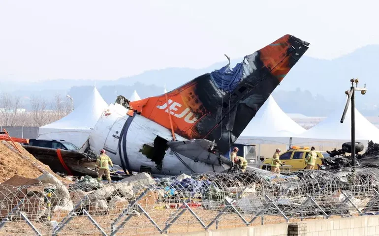 Inquérito aponta erro humano em acidente aéreo na Coreia do Sul