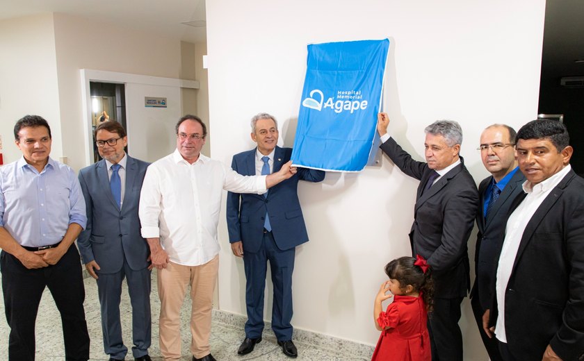 Prefeito Luciano prestigia inauguração do Hospital Ágape em Arapiraca