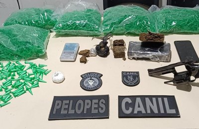 PM apreende 27 armas e 33 quilos de drogas durante a semana em Alagoas