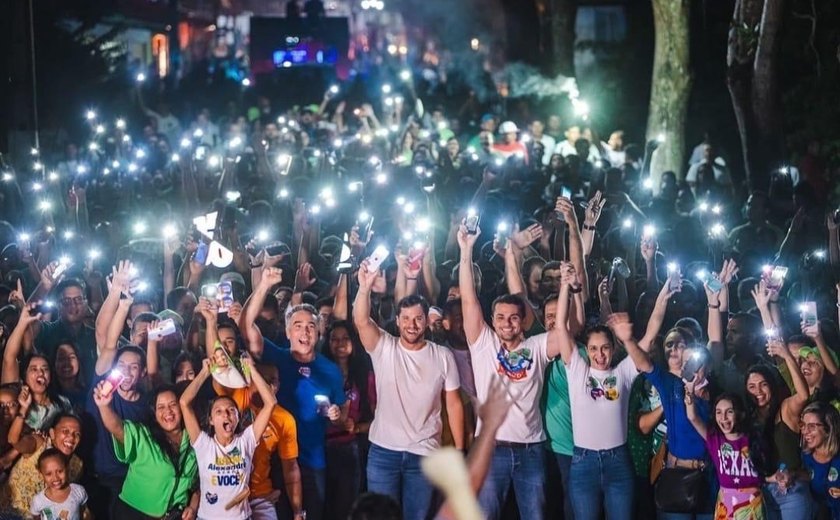Alexandre Ayres realiza grande caminhada em Marechal Deodoro e reúne milhares de pessoas em primeiro ato de campanha