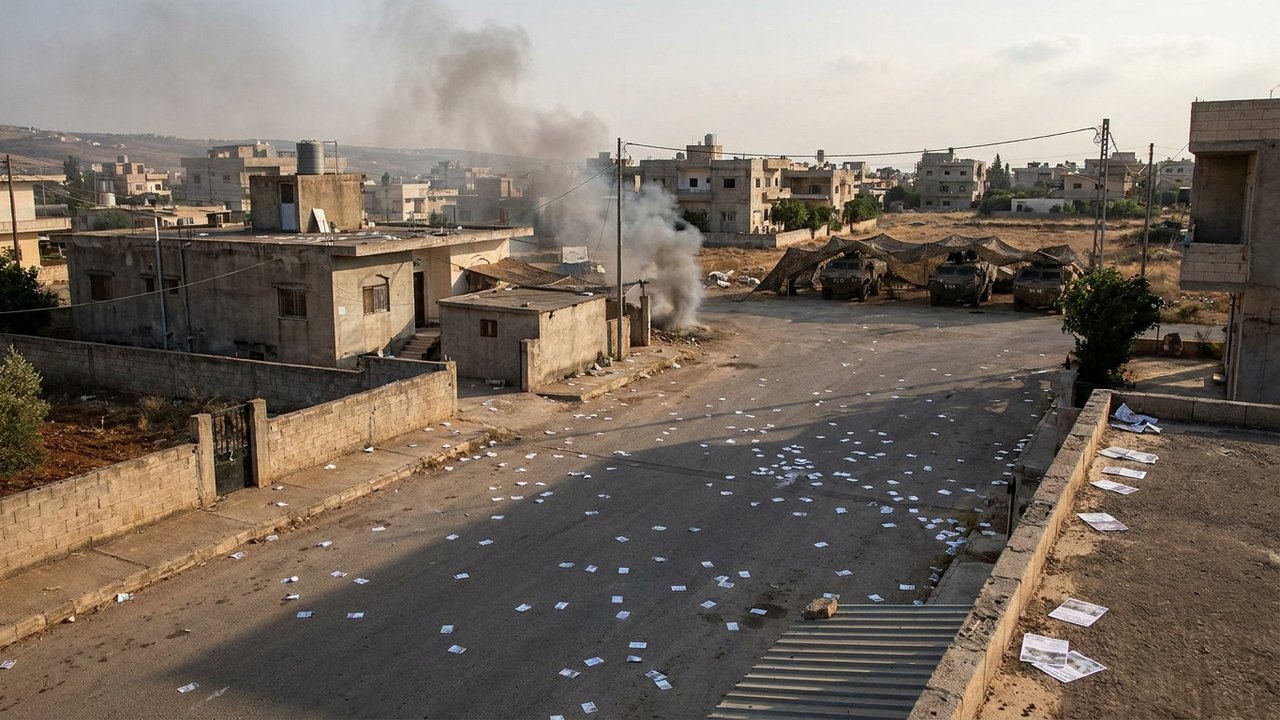 Irã diz que Israel lançou panfletos com ordem de evacuação para cidade no sul do Líbano