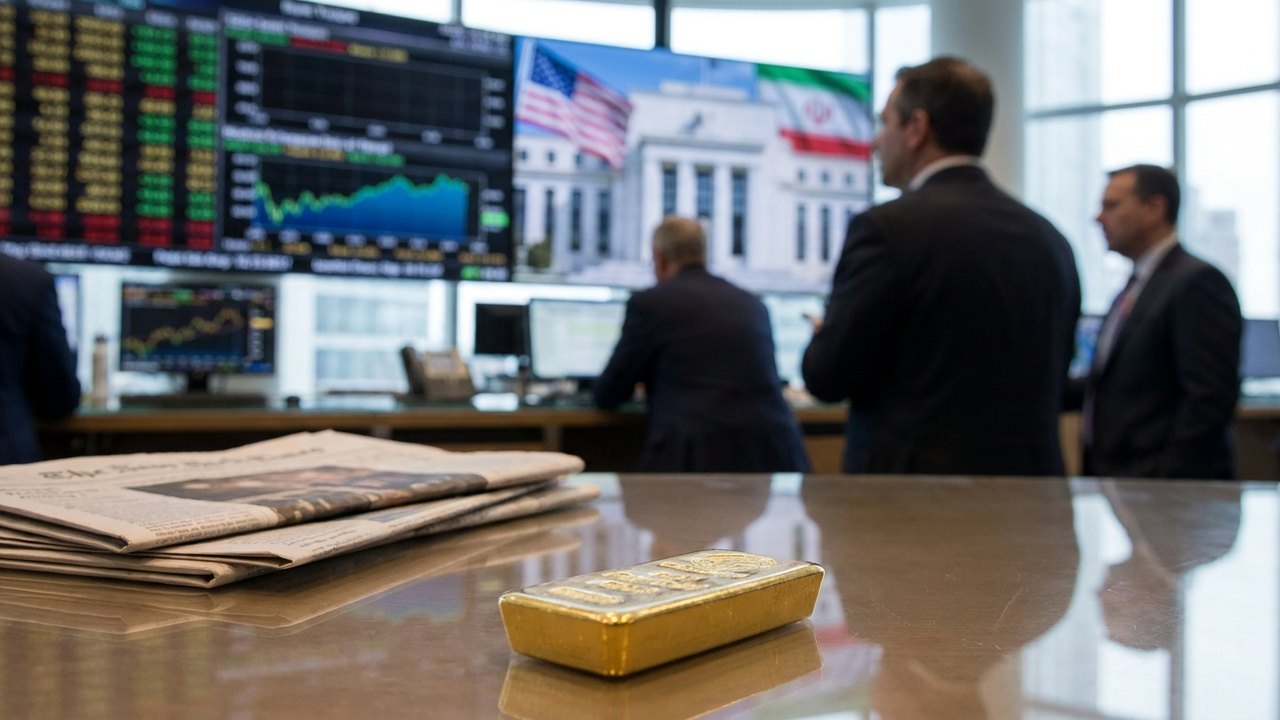 Ouro fecha em alta à espera do Fed e com alívio no Oriente Médio