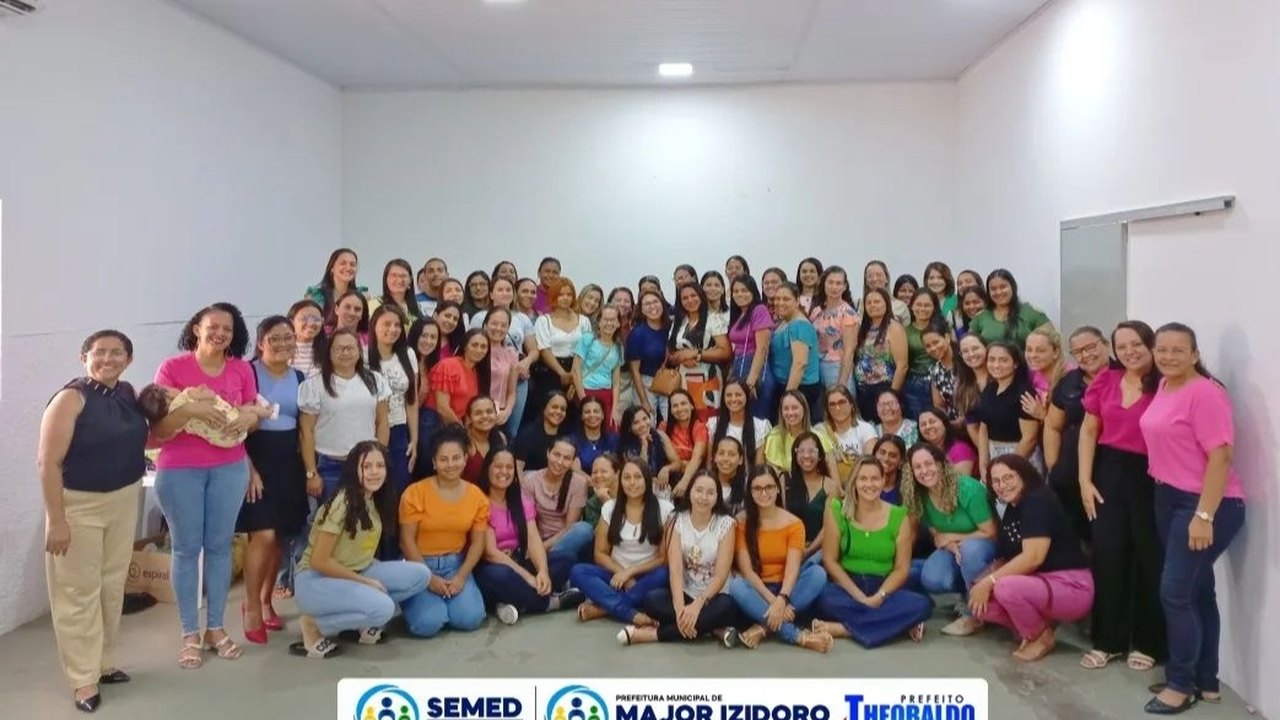 Semed de Major Izidoro promove oficinas pedagógicas para professores da educação infantil e fundamental