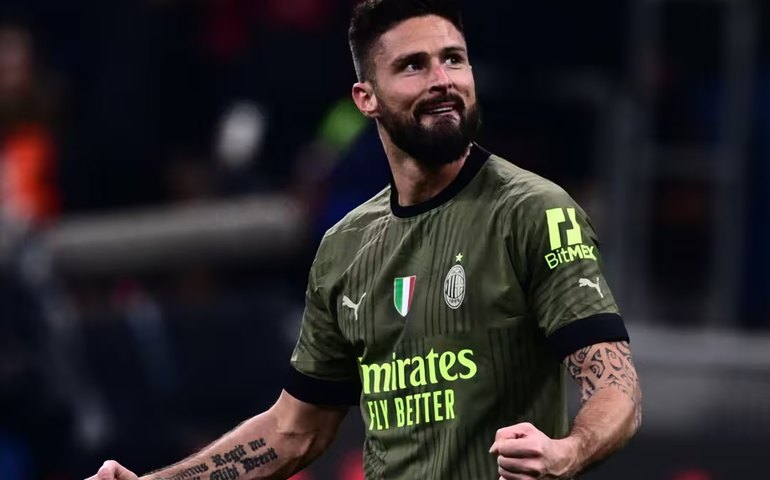 Milan supera Torino com gol de Giroud e encerra jejum após um mês sem vitórias