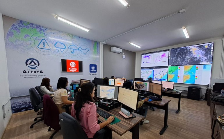 Semarh emite alerta hidrometeorológico devido às chuvas em Alagoas