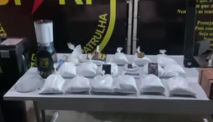 Abordagem termina com três homens presos e 15 kg de drogas apreendidos na Grande Aracaju