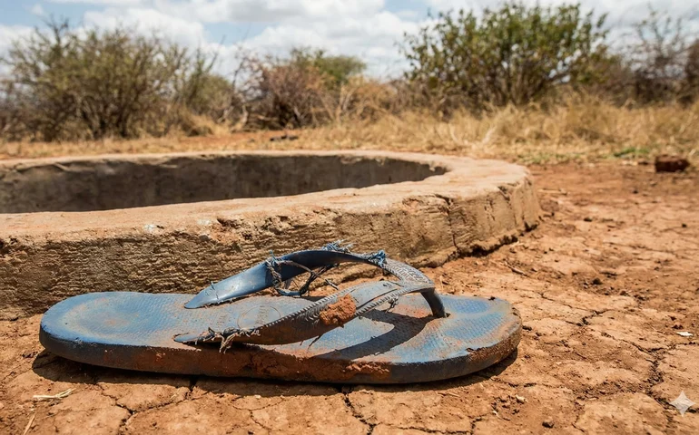 Chinelo na beira do poço: homem desaparecido é encontrado morto dentro de cacimba em Limoeiro de Anadia
