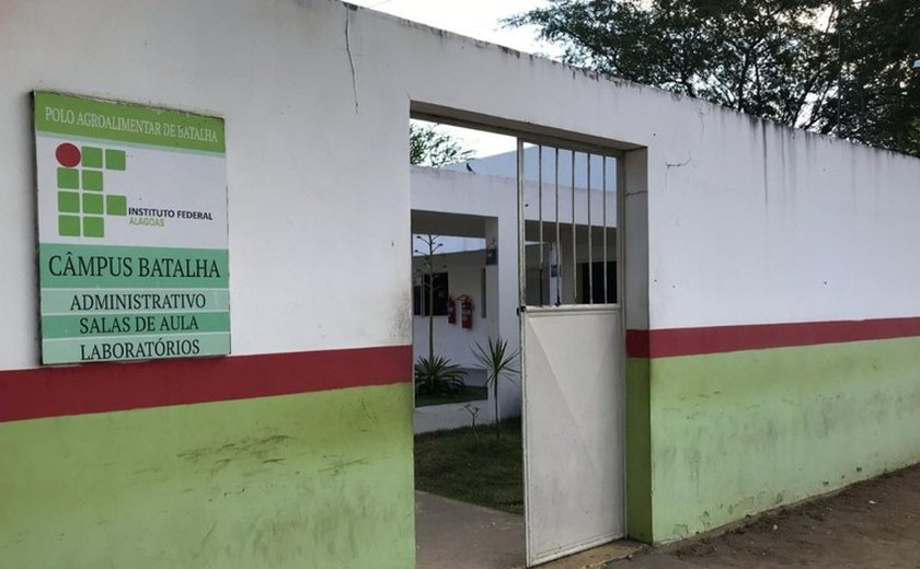 Ifal inicia inscrições para seleção de professores substitutos dos campi Batalha e Palmeira dos Índios