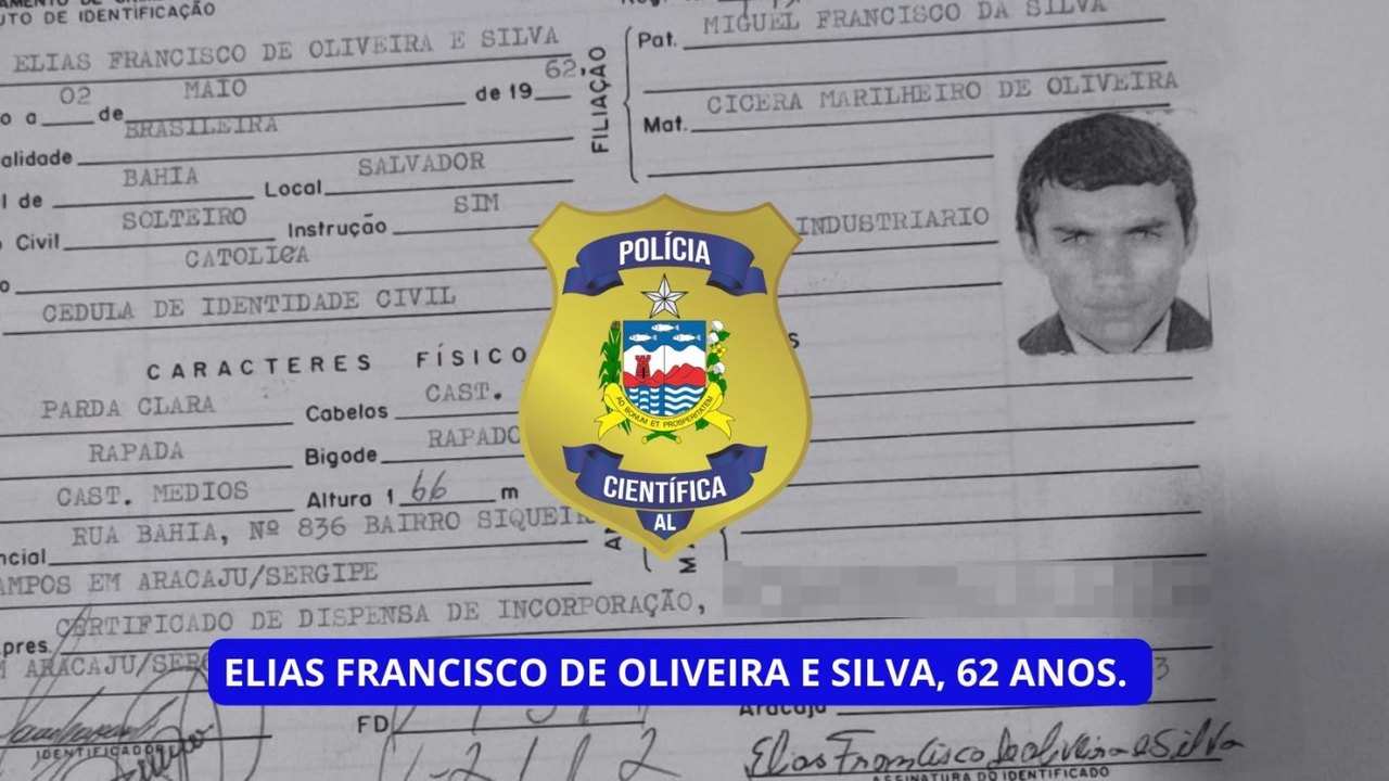 Polícia Científica procura familiares de homem que vivia em situação de rua em Penedo