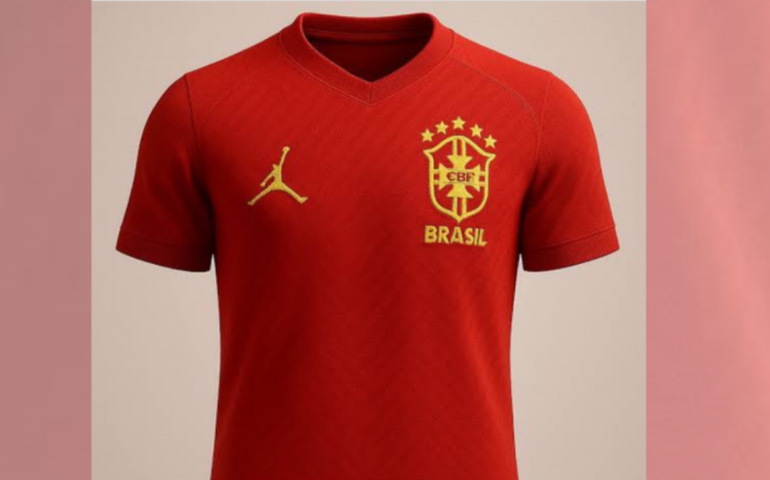 CBF nega uniforme com camisa vermelha para a disputa da Copa do Mundo de 2026
