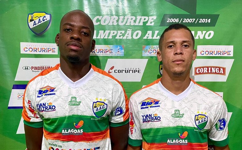 Coruripe anuncia mais dois reforços para a seqüência da Copa Alagoas